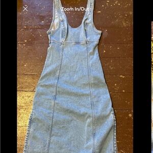 American Eagle Outfitters Blue Denim Maxi Dress